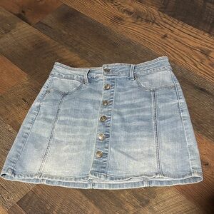 American Eagle Outfitters Light Blue Denim Skirt
